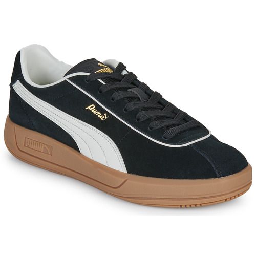 Sneakers basse Donna Puma Club Klassika SD Nero, eleganti e comode, perfette per ogni occasione. Queste scarpe versatili offrono uno stile raffinato e un comfort eccezionale, ideali per completare il tuo outfit quotidiano. Acquista ora le Puma Club Klassika SD Nero per un look alla moda e senza tempo.