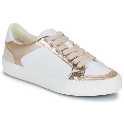 Sneakers basse Donna Geox D EMMELENY in Bianco, eleganti e comode, perfette per ogni occasione. Realizzate con materiali di alta qualità, offrono traspirabilità e stile. Scopri il comfort delle scarpe Geox con suola antiscivolo, ideali per un look casual e alla moda. Acquista ora le tue sneakers D EMMELENY per un tocco di classe nel tuo guardaroba.