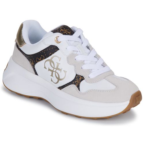 Sneakers basse Guess LUCKEI Bianco Donna, eleganti e versatili, ideali per completare ogni look. Queste scarpe trendy offrono comfort e stile, perfette per ogni occasione. Scopri la qualità e il design unico delle sneakers Guess LUCKEI.