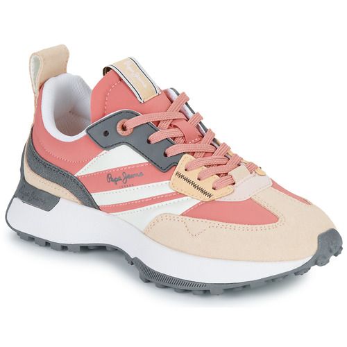 Sneakers basse Donna Pepe Jeans LUCKY MAINS in colore bianco con dettagli colorati, ideali per un look casual e alla moda. Perfette per il tempo libero, offrono comfort e stile, realizzate con materiali di alta qualità. Acquista le tue Pepe Jeans LUCKY MAINS per un'eleganza senza tempo.