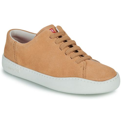 Sneakers basse Camper PEUF Beige per donna, eleganti e versatili, ideali per ogni occasione. Realizzate con materiali di alta qualità, queste scarpe offrono comfort e stile. Perfette per un look casual-chic, ottime per il tempo libero o per completare un outfit trendy. Acquista ora le Camper PEUF Beige e aggiungi un tocco di classe al tuo guardaroba!