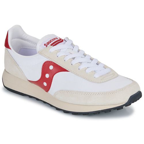 Sneakers basse Saucony TRAINER 80 Bianco per donna, eleganti e versatili, ideali per il tempo libero e l'uso quotidiano. Design moderno e comfort ottimale, perfette per completare ogni outfit. Acquista ora le migliori sneakers per uno stile unico e alla moda!