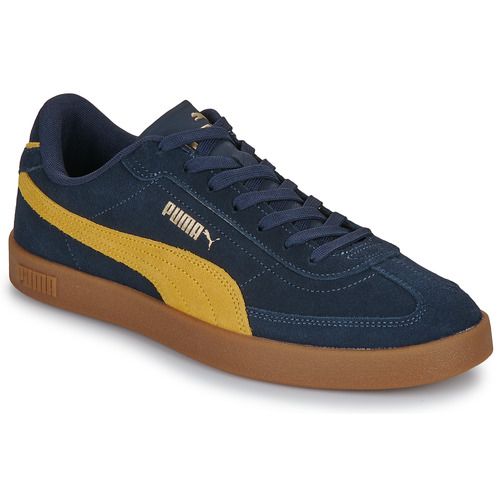 Sneakers Uomo Puma Club II Era Suede Marine, eleganti e alla moda, realizzate in morbido suede per un comfort ottimale. Queste sneaker versatili sono perfette per ogni occasione, dal look casual a quello sportivo. Acquista ora le Puma Club II Era Suede Marine e aggiungi un tocco di stile al tuo guardaroba.