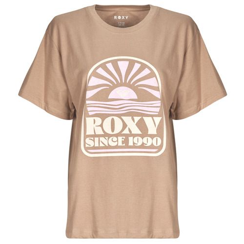 T-shirt Roxy HANGLOOSE POSTER maniche corte da donna, caratterizzata da un design vivace e alla moda, perfetta per l'estate. Realizzata in cotone morbido, offre comfort e stile per ogni occasione casual. Ideale per le amanti della moda, la T-shirt è versatile e si abbina facilmente a jeans o pantaloni shorts. Acquista ora la T-shirt Roxy HANGLOOSE POSTER per un look fresco e trendy!