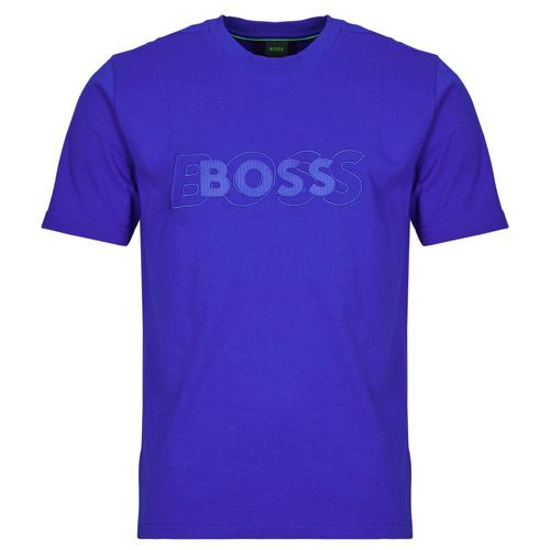 T-shirt BOSS Tee DropNeedle Blu maniche corte Uomo, elegante e alla moda, ideale per un look casual. Realizzata con materiali di alta qualità, offre comfort e stile. Perfetta per ogni occasione, da indossare sia in contesti informali che in eventi speciali. Acquista ora la tua BOSS Tee DropNeedle per un guardaroba versatile e trendy.