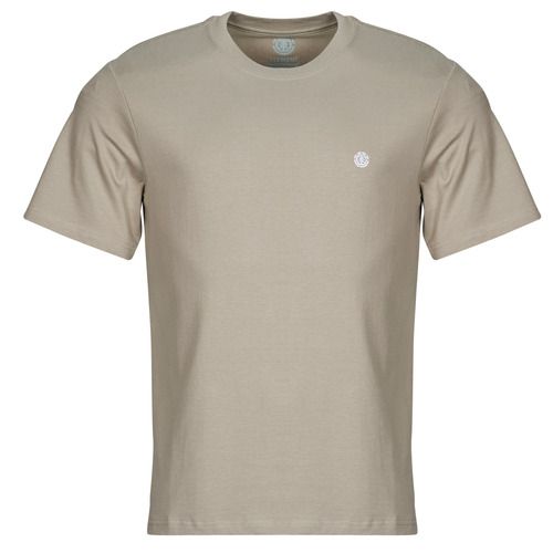 T-shirt uomo Element CRAIL SS beige maniche corte, stile casual, tessuto morbido, ideale per l'estate, abbigliamento trendy, perfetto per outfit quotidiani, disponibile nella taglia giusta.