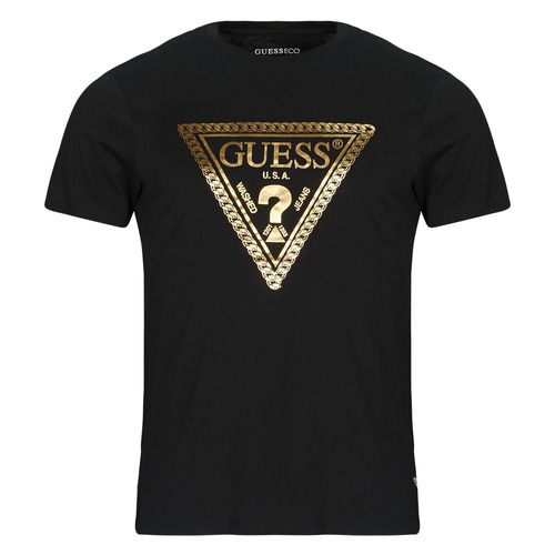 T-shirt Guess CHAIN TRI Nero, maniche corte per uomo, in stile moderno e casual. Realizzata in cotone di alta qualità, offre comfort e versatilità per ogni occasione. Perfetta per un look alla moda e rilassato, ideale da abbinare a jeans o pantaloni casual. Scopri il tuo stile con la T-shirt Guess CHAIN TRI Nero, un must-have per il guardaroba maschile.