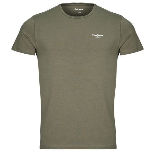 T-shirt Uomo Pepe Jeans ORIGINAL BASIC 3N Kaki, maniche corte, ideale per un look casual e trendy. Realizzata in cotone di alta qualità, questa maglietta offre comfort e stile per ogni occasione. Perfetta per abbinamenti estivi e per completare il tuo guardaroba. Acquista ora la tua T-shirt Pepe Jeans!
