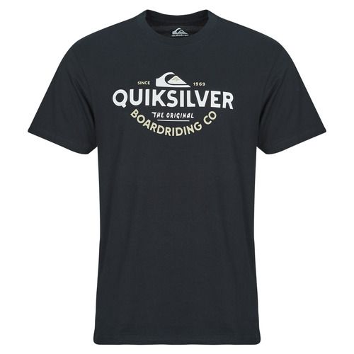 T-shirt uomo Quiksilver TYPED OUT SS in color nero, maniche corte, perfetta per un look casual e alla moda. Realizzata con materiali di alta qualità, questa t-shirt è ideale per l'estate e si abbina facilmente a jeans e shorts. Acquista ora la tua Quiksilver TYPED OUT SS per un stile unico e versatile!