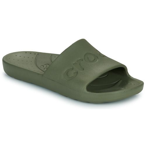 Ciabatte Uomo Crocs Slide Kaki - Comode e stilose, perfette per l'estate. Realizzate in materiali leggeri e resistenti, queste ciabatte Crocs offrono supporto e comfort per ogni occasione. Ideali per la spiaggia, la piscina o il tempo libero, le Crocs Slide Kaki sono il must-have della stagione. Scegli la qualità e il design unico delle ciabatte Crocs per il tuo outfit estivo.