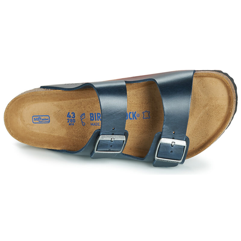 BIRKENSTOCK  Arizona Soft Footbed  Blu -  Ciabatta Uomo - 6