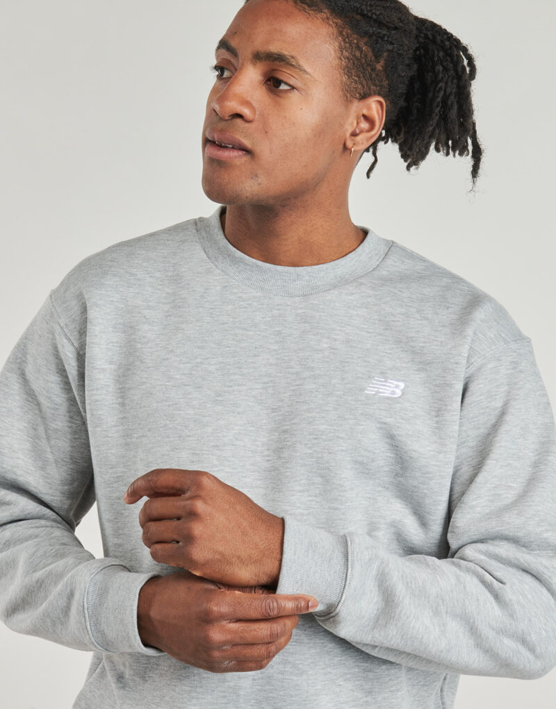 New Balance Sport Essentials Fleece Crew Sweatshirt Grau Herren Sweatshirts - 5