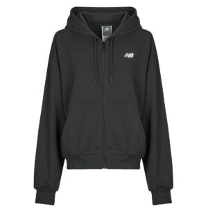 Felpe con cappuccio  New Balance  Sport Essentials French Terry Full Zip  Nero -  Felpe con cappuccio Abbigliamento Donna