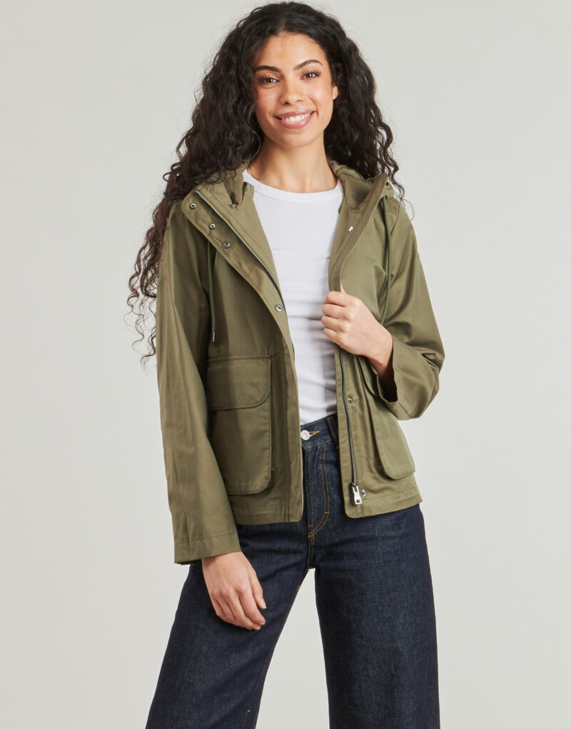 Parka  Geox  W ILDE PARKA  Kaki -   Parka Donna - 2