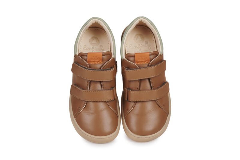 Easy Peasy MY DUCKIE'S VELCRO Marrone Sneakers Bambino - 2
