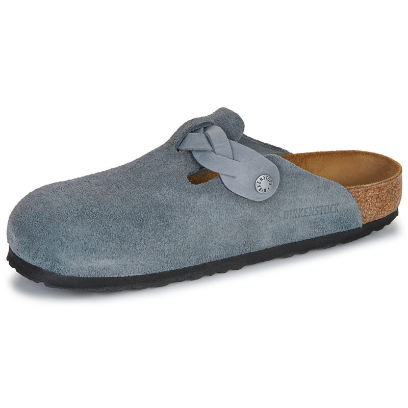 BIRKENSTOCK Boston Braided LEOI/LEVE Basalt Gray Grigio - Zoccoli Regular Donna - 4