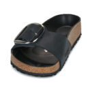 BIRKENSTOCK Madrid Big Buckle Oiled / Pelle / Black / Regular Nero Ciabatta Donna - 3