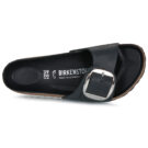 BIRKENSTOCK Madrid Big Buckle Oiled / Pelle / Black / Regular Nero Ciabatta Donna - 6