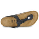 BIRKENSTOCK Gizeh Braided Pelle / Huilé / Black / Regular Nero Infradito Donna - 6