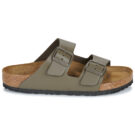 BIRKENSTOCK Arizona Natural / Pelle / Grigio / Regular Kaki Ciabatta Uomo - 2