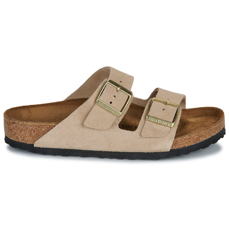BIRKENSTOCK Arizona Suede / Sandcastle / Regular Beige Ciabatta Donna - 2