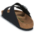 BIRKENSTOCK Arizona BFBC Earthy Vegan Black VEG Nero - Ciabatta Donna - 5