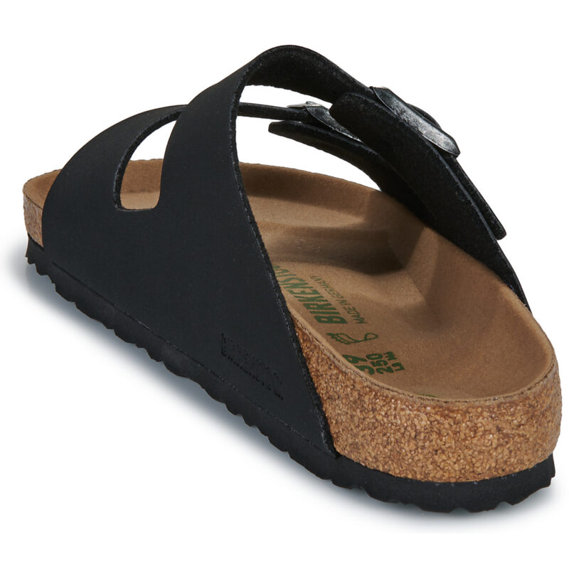 BIRKENSTOCK Arizona BFBC Earthy Vegan Black VEG Nero - Ciabatta Donna - 5