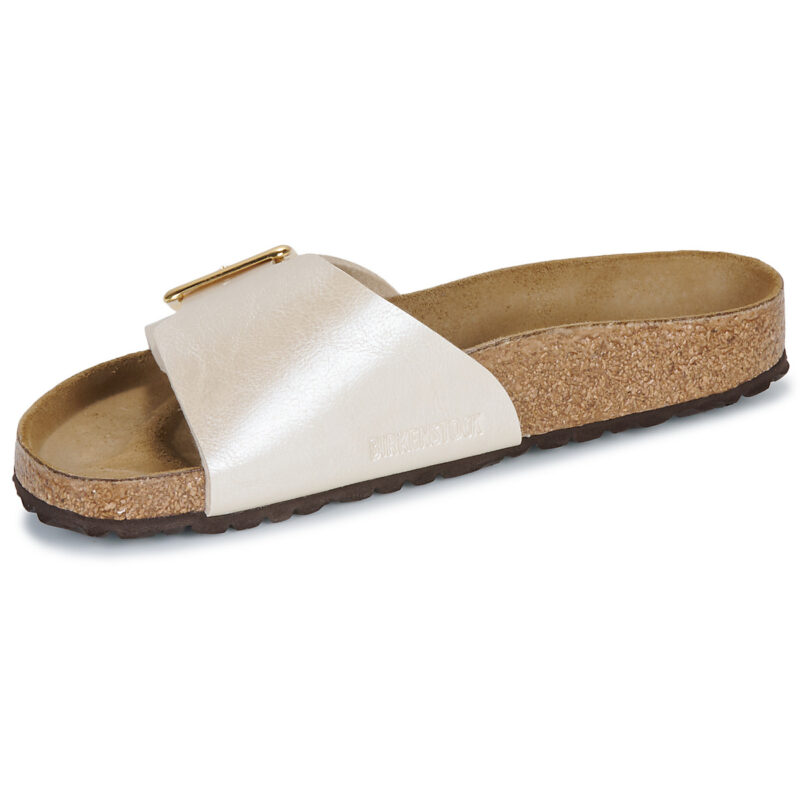 BIRKENSTOCK Catalina CB BF Graceful Pearl White Birko-flor / Perla / White / Regular Beige Ciabatta Donna - 4