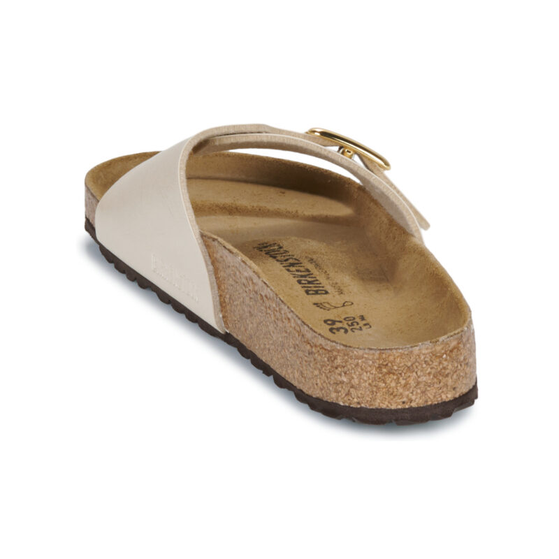 BIRKENSTOCK Catalina CB BF Graceful Pearl White Birko-flor / Perla / White / Regular Beige Ciabatta Donna - 5