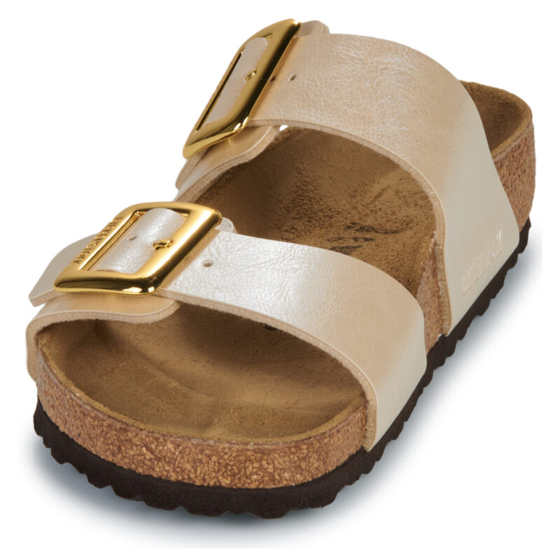 BIRKENSTOCK Sydney Cushion Buckle Birko-flor / Perla / White / Regular Beige Ciabatta Donna - 3