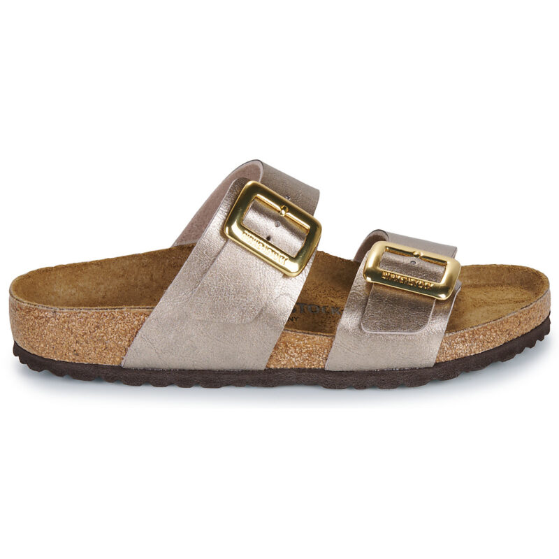 BIRKENSTOCK Sydney Cushion Buckle Birko-flor / Taupe / Regular Oro Ciabatta Donna - 2