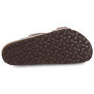 BIRKENSTOCK Sydney Cushion Buckle Birko-flor / Taupe / Regular Oro Ciabatta Donna - 7