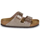 BIRKENSTOCK Arizona Birko-flor / Taupe / Regular Oro Ciabatta Donna - 2