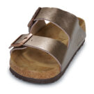 BIRKENSTOCK Arizona Birko-flor / Taupe / Regular Oro Ciabatta Donna - 3