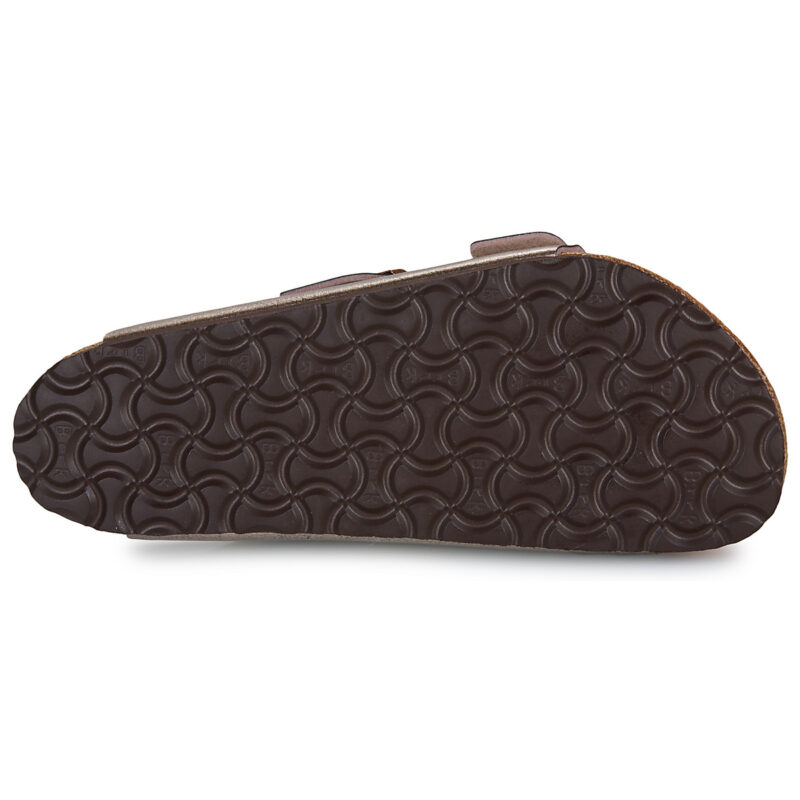 BIRKENSTOCK Arizona Birko-flor / Taupe / Regular Oro Ciabatta Donna - 7