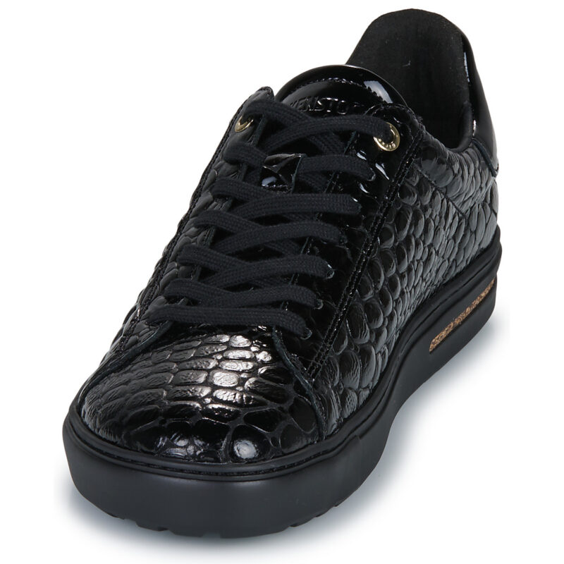 BIRKENSTOCK Bend Low Shiny / Croc / Pelle / Black / Regular Nero Sneakers basse Donna - 3
