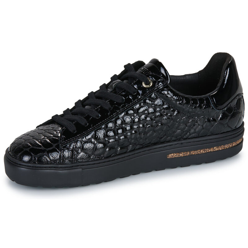 BIRKENSTOCK Bend Low Shiny / Croc / Pelle / Black / Regular Nero Sneakers basse Donna - 4