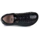 BIRKENSTOCK Bend Low Shiny / Croc / Pelle / Black / Regular Nero Sneakers basse Donna - 6