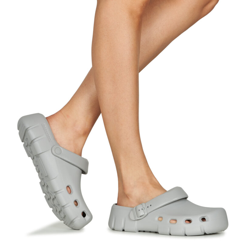 BIRKENSTOCK Birki Flow EVA Stone / Coin / Regular Grigio Zoccoli Donna - 8