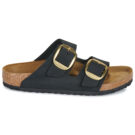 BIRKENSTOCK Arizona Big Buckle Nubuck / Black / Regular Nero Ciabatta Donna - 2
