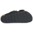 BIRKENSTOCK Arizona Big Buckle Nubuck / Black / Regular Nero Ciabatta Donna - 7