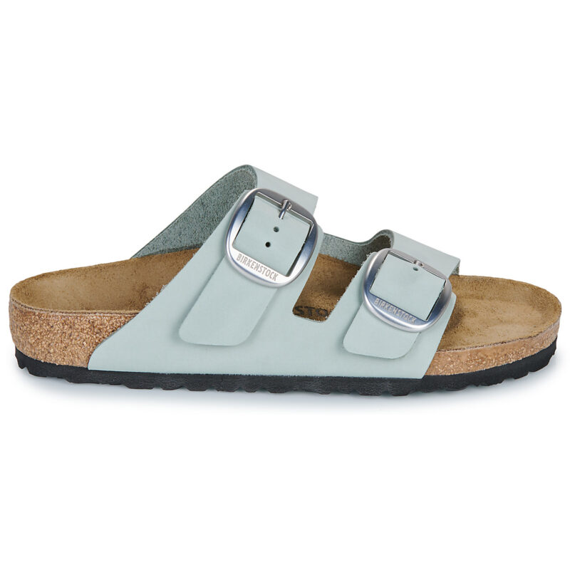 BIRKENSTOCK Arizona Big Buckle Nubuck / Pure / Sage / Regular Verde Ciabatta Donna - 2