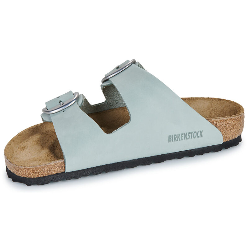 BIRKENSTOCK Arizona Big Buckle Nubuck / Pure / Sage / Regular Verde Ciabatta Donna - 4