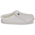 BIRKENSTOCK Zermatt Premium Suede / Antique / White / Regular White Men's Slippers - 2