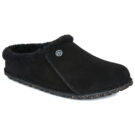 BIRKENSTOCK Zermatt Premium Suede / Black / Laf / Regular Nero Pantofole Donna - 1