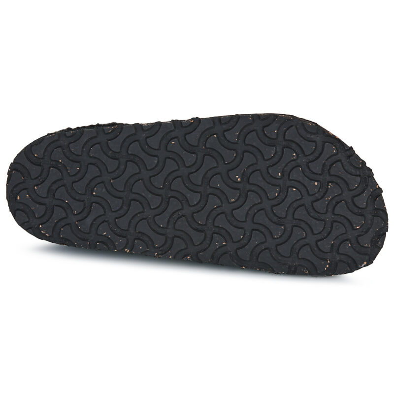 BIRKENSTOCK Zermatt Premium Suede / Black / Laf / Regular Black Men's Slippers - 7