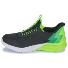 Skechers SLIP-INS: MICROSPEC MAX - BRISK-STRIPE Nero Sneakers Bambino - 4