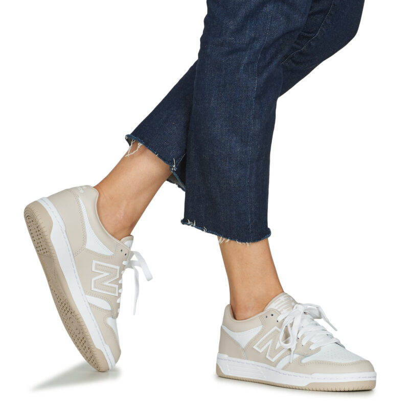 New Balance 480 Beige Herren-Sneaker - Gr&ouml;&szlig;e 8