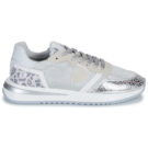 Philippe Model TROPEZ 2.1 LOW WOMAN Silberne Sneaker f&uuml;r Damen - Gr&ouml;&szlig;e 2