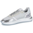 Philippe Model TROPEZ 2.1 LOW WOMAN Silberne Sneaker f&uuml;r Damen - Gr&ouml;&szlig;e 4